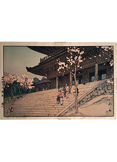 Chion-in Temple Gate by Hiroshi Yoshida